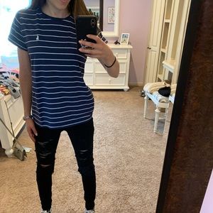 Polo Ralph Lauren blue & white striped t-shirt SP